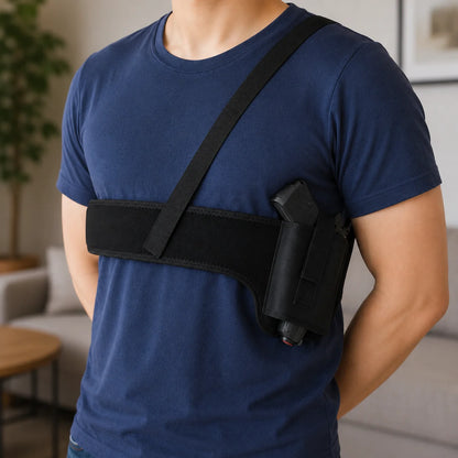 Chest shoulder holster