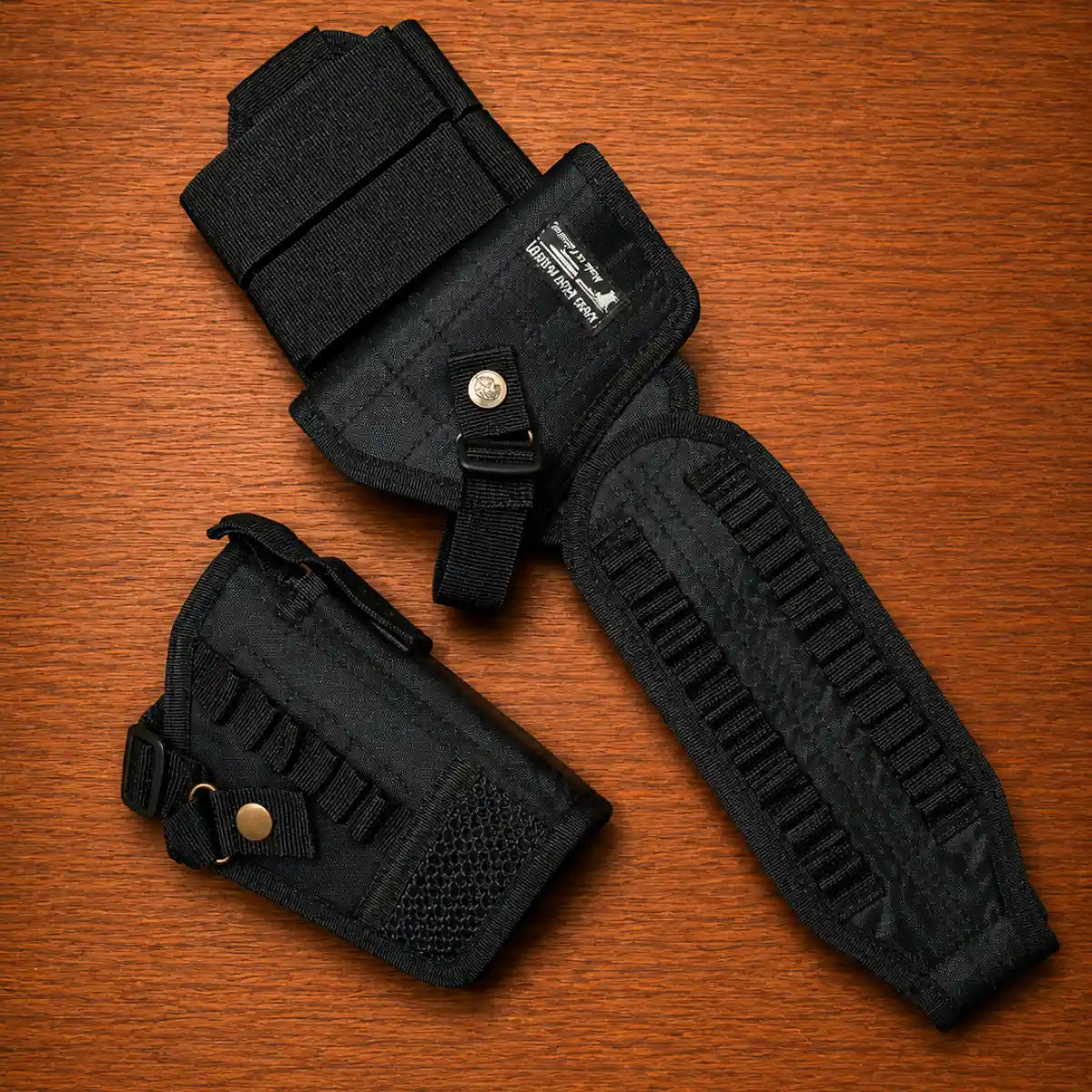 3-in-1 Tactical Parachute Combo | Double Magazine Holster + Clipper Holster + FREE Gun Cleaning Kit