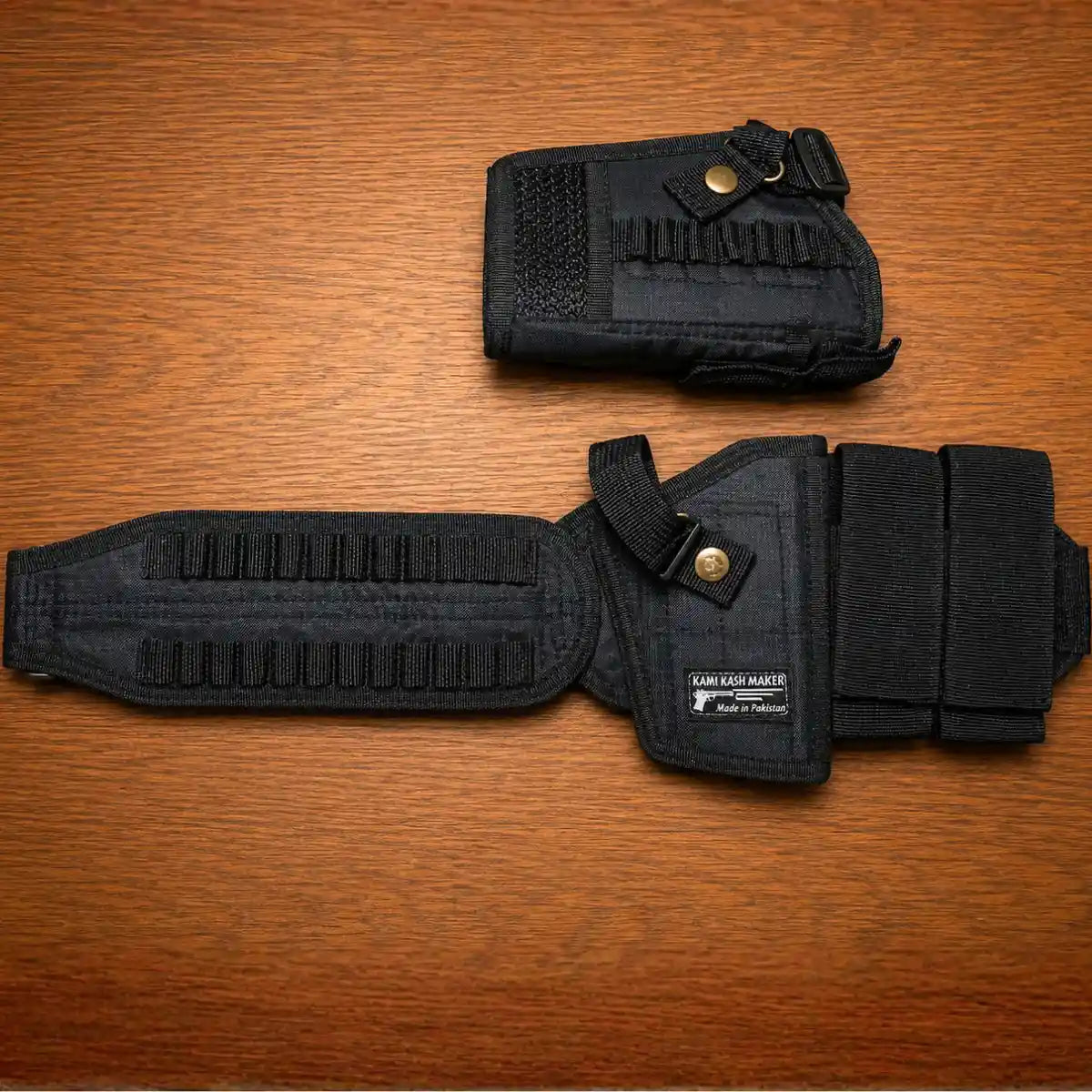 3-in-1 Tactical Parachute Combo | Double Magazine Holster + Clipper Holster + FREE Gun Cleaning Kit