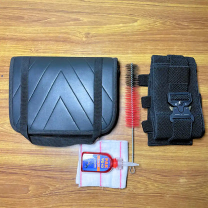 Ultimate 3-in-1 Carry Kit | Belly Band Holster + Leather Pistol Bag + FREE Cleaning Kit