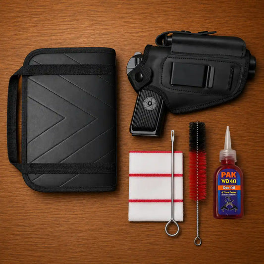 3-in-1 Value Pack: GC Bag + Leather Holster + Free Cleaning Kit