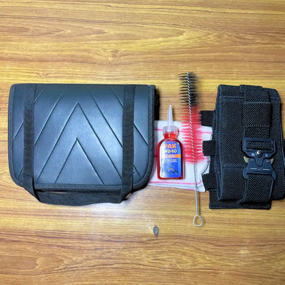 Ultimate 3-in-1 Carry Kit | Belly Band Holster + Leather Pistol Bag + FREE Cleaning Kit
