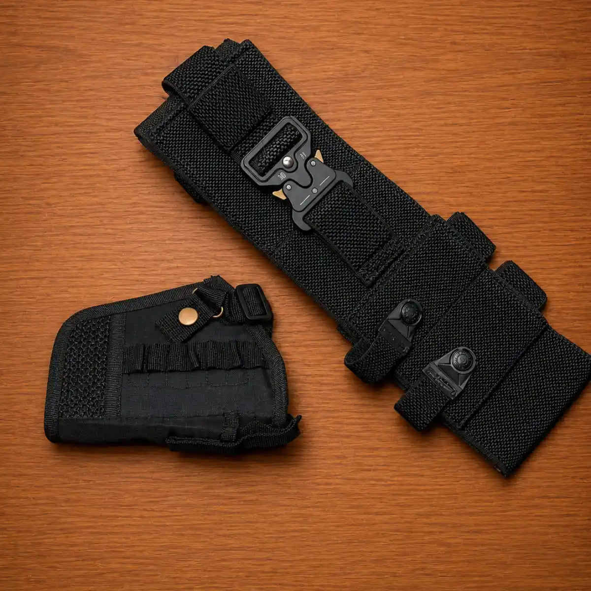Ultimate 3-in-1 Tactical Kit | Belly Belt + Pistol Pouch + FREE Gun Cleaning Kit