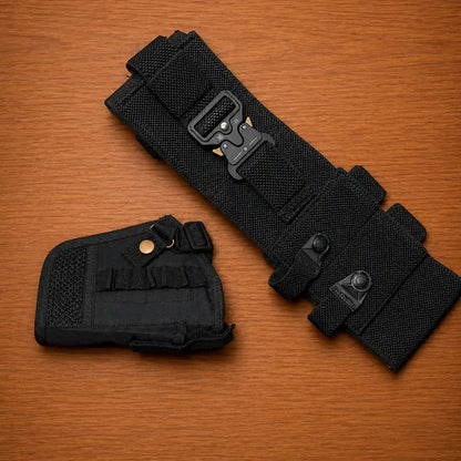 Ultimate 3-in-1 Tactical Kit | Belly Belt + Pistol Pouch + FREE Gun Cleaning Kit