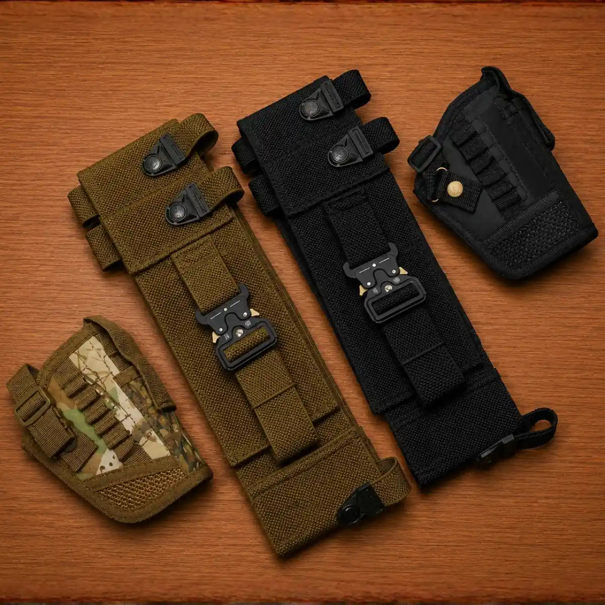 Ultimate 3-in-1 Tactical Kit | Belly Belt + Pistol Pouch + FREE Gun Cleaning Kit