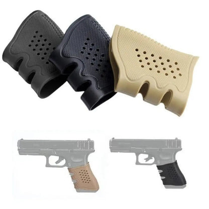 Universal rubber grip for handguns